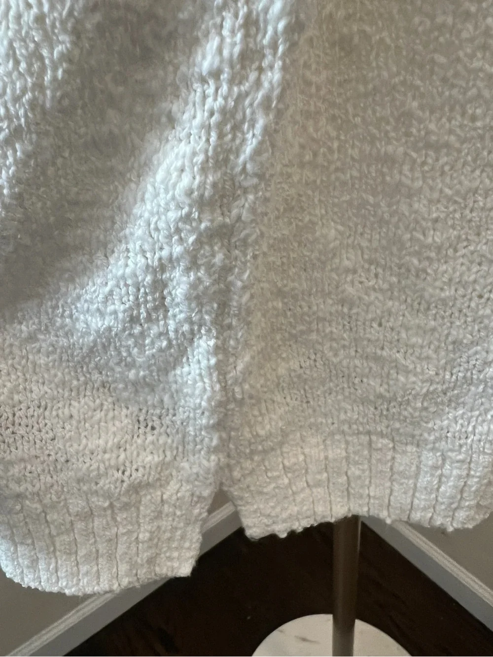 NWT J.Crew Factory Slub Sweater Shell Tank Ivory Medium Cotton Knit CT909